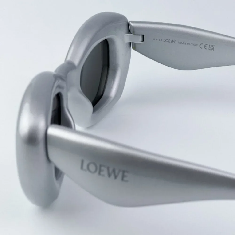 Loewe Men BRAND NEW Sunglasses LW40117I 20C Metallized Grey Smoke Mirror